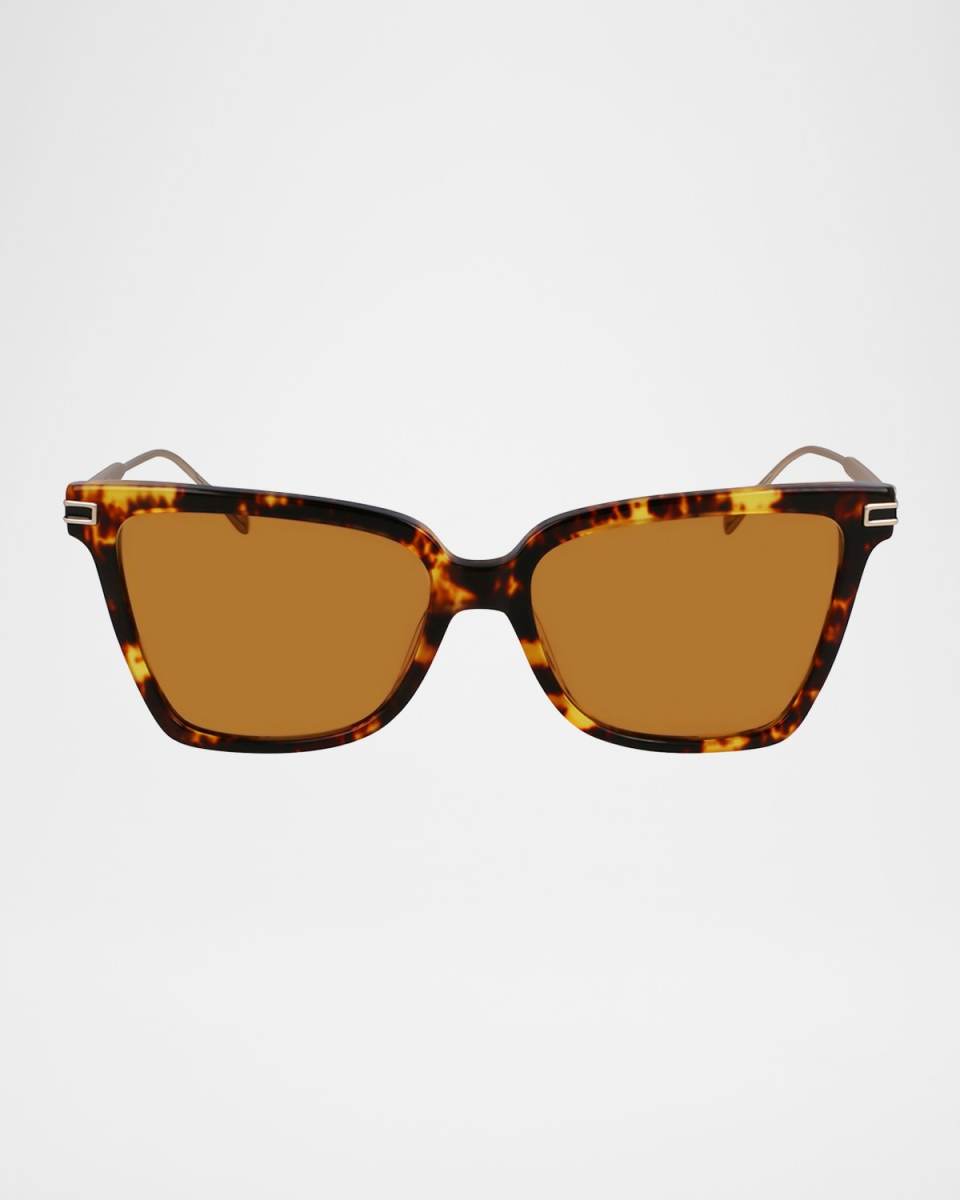 Gancino Acetate & Metal Cat-Eye Sunglasses